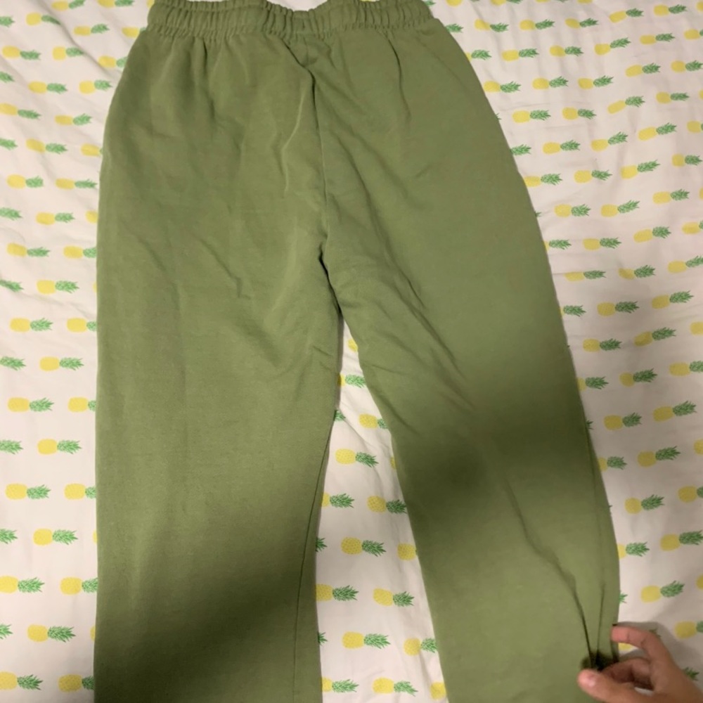 green sweatpants Medium